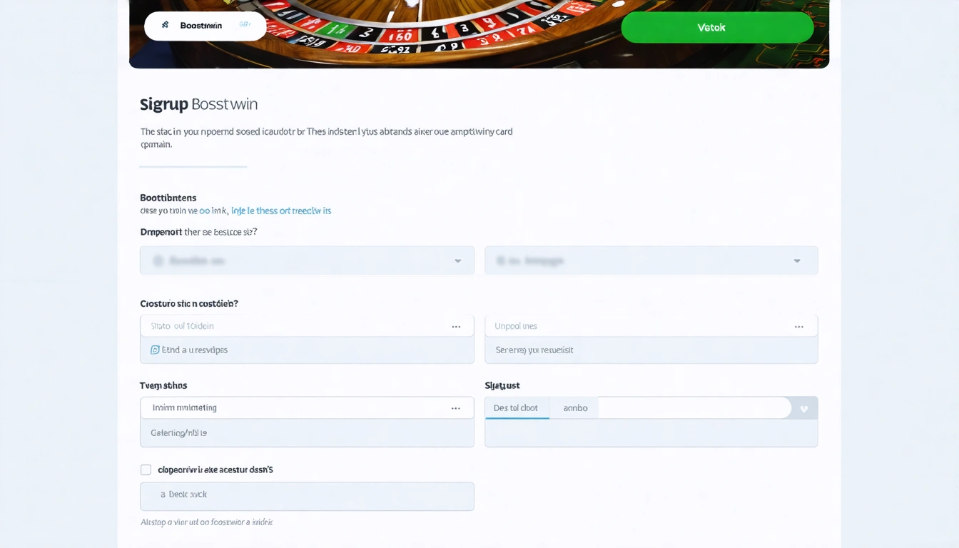 signup Boostwin